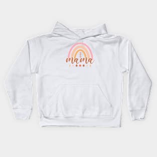 Mama Rainbow Day and Night Kids Hoodie